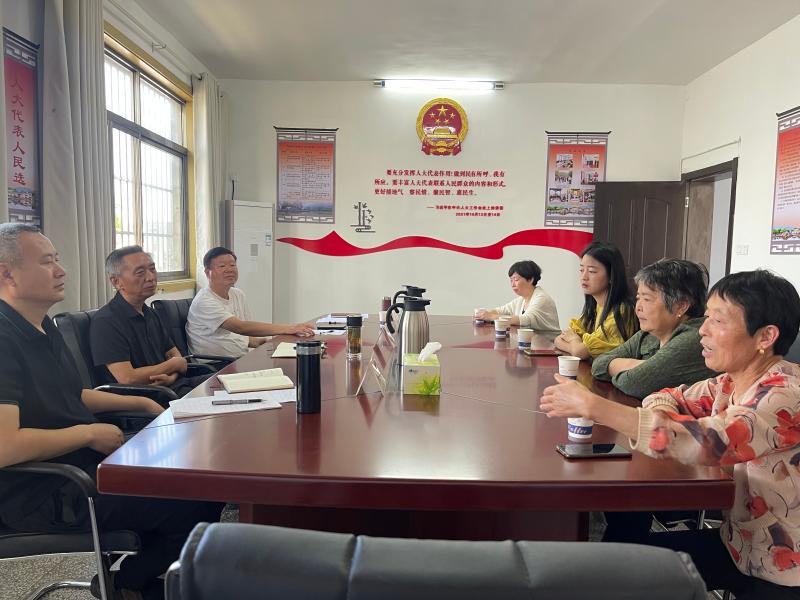 刘继敏赴人大实践站接待群众